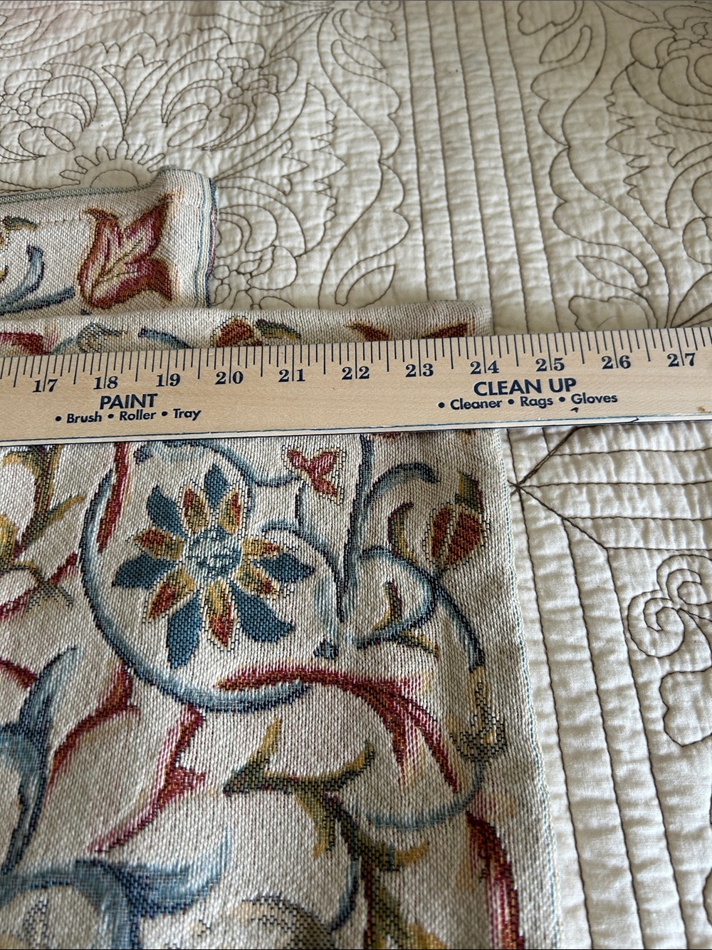 Soft Surroundings pair of standard tapestry pillow shams. - Picture 3 of 6